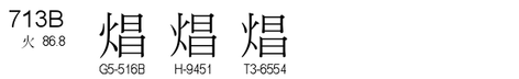 U+713B